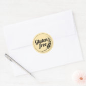 Gluten Free Classic Round Sticker (Envelop)