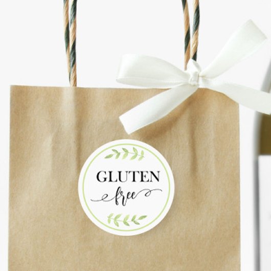 Gluten Free Classic Round Sticker