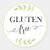 Gluten Free Classic Round Sticker (Voorkant)