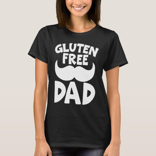 Gluten Free Dad Food Allergy Celiac Disease Warrio T-shirt (Voorkant)