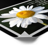 Gluten Free Daisy Poster met Citaat (Hoek)