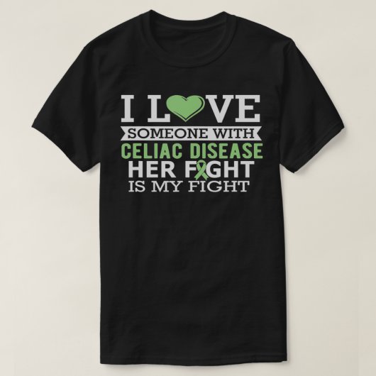 Gluten Free Diet Celiac Disease Awareness Giften T-shirt (Design voorkant)