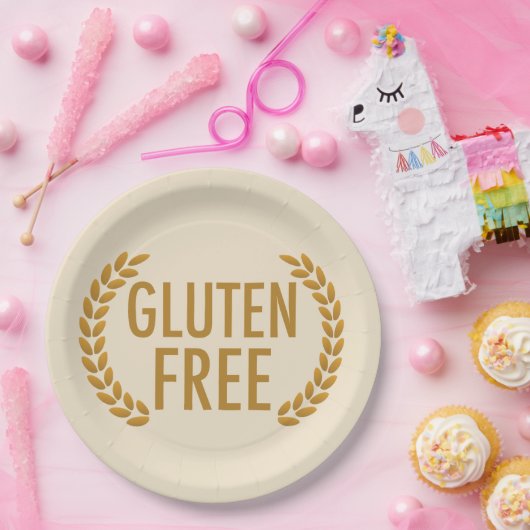 Gluten Free Food Allergy Warning Papieren Bordje (Feest)