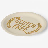 Gluten Free Food Allergy Warning Papieren Bordje (Gekanteld)