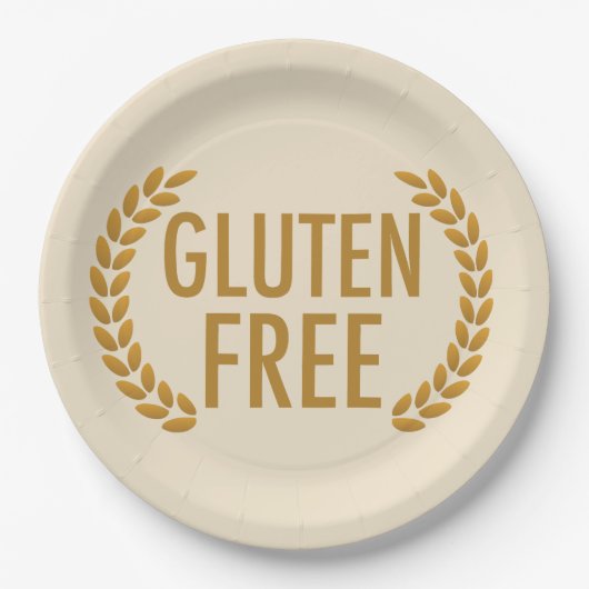 Gluten Free Food Allergy Warning Papieren Bordje (Voorkant)