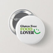 Gluten Free Food Lover items Ronde Button 5,7 Cm (Voorkant /achterkant)