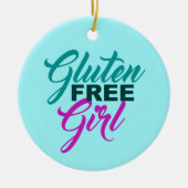 Gluten Free Girl Keramisch Ornament (Voorkant)