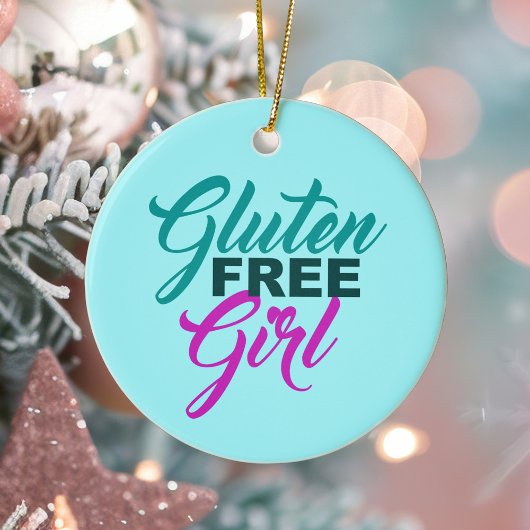 Gluten Free Girl Keramisch Ornament