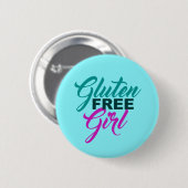 Gluten Free Girl Ronde Button 5,7 Cm (Voorkant /achterkant)