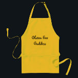 Gluten Free Goddess Apron Standaard Schort<br><div class="desc">Een groot cadeau voor glutenvrije chef-koks.</div>