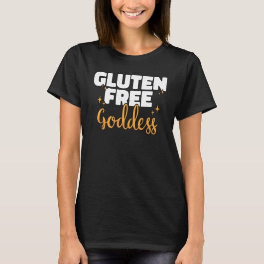 Gluten free goddess Celiac Disease Awareness T-shirt (Voorkant)