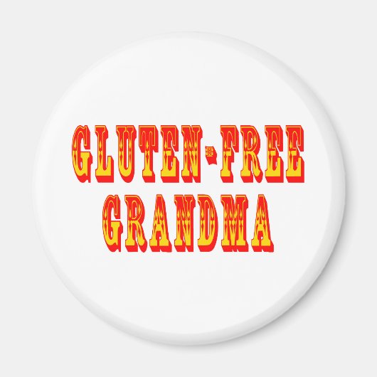 Gluten Free Grandma Magneet (Voorkant)