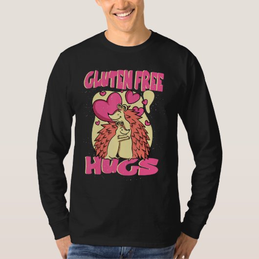 Gluten Free Hugs Celiac Disease T-shirt (Voorkant)