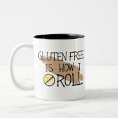 Gluten Free is de manier waarop ik geen tarwersymb Tweekleurige Koffiemok (Links)