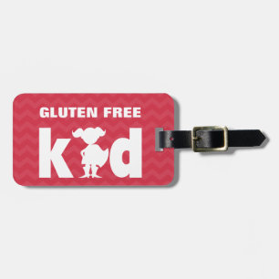 Gluten Free Kind Celiac Super Girl Label Bagagelabel