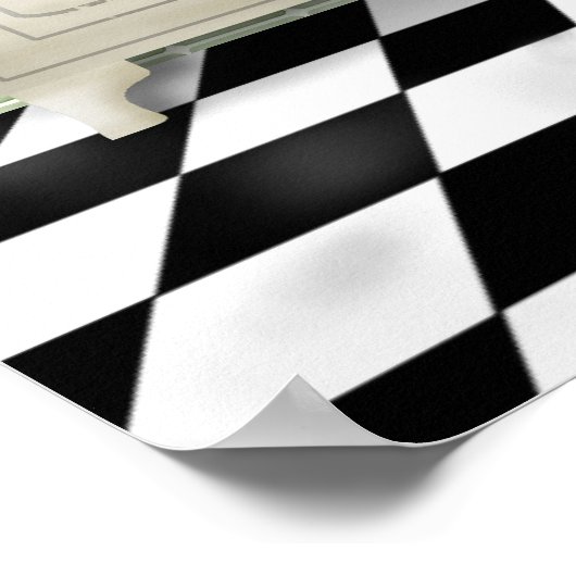 Gluten Free Kitchen Green Poster (Hoek)