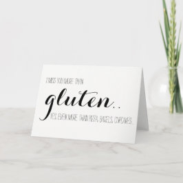 Gluten-Free Miss You Card Kaart