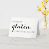 Gluten-Free Miss You Card Kaart (Gele Bloem)