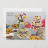 Gluten Free Party-uitnodiging Kaart (Voorkant)