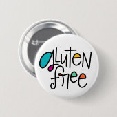 Gluten Free Pinback Button (Voorkant /achterkant)