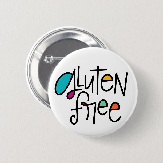Gluten Free Pinback Button (Voorkant /achterkant)