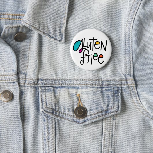 Gluten Free Pinback Button (In situ)