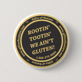Gluten Free Slogan Ronde Button 5,7 Cm