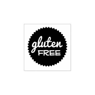 Gluten Free Stamp for Food Vendors Rubberstempel