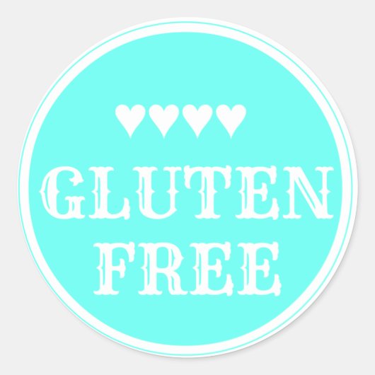 Gluten Free sticker (Voorkant)