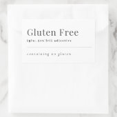 Gluten Free Sticker Labels - Definitie van gluten (Tas)