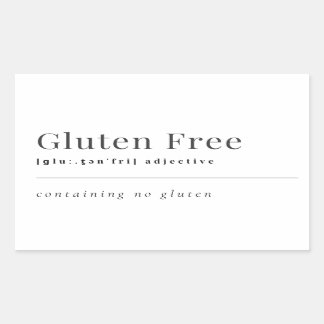 Gluten Free Sticker Labels - Definitie van gluten