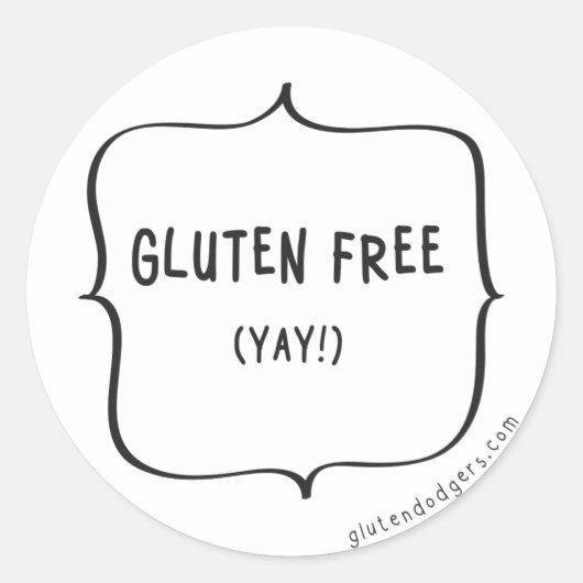 Gluten Free Stickers (Voorkant)