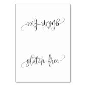 Gluten Free Table Tent-kaart Kaart (Voorkant)