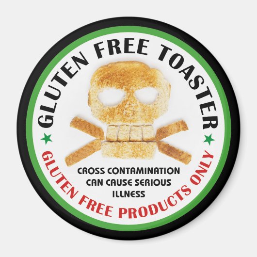 Gluten Free Toaster Magnet (Voorkant)