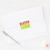 Gluten Free Zone (knolselziekte) Ronde Sticker (Envelop)