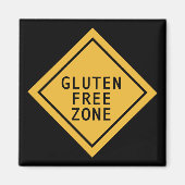 Gluten Free Zone Magneet (Voorkant)