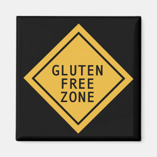 Gluten Free Zone Magneet
