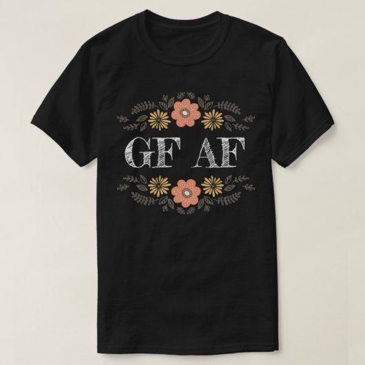 Gluten Gluten Free Humor Af T-shirt (Design voorkant)