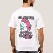 Gluten Got Me Tootin - Coeliakie T-shirt (Achterkant)