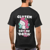Gluten Got Me Tootin - Coeliakie T-shirt (Achterkant)