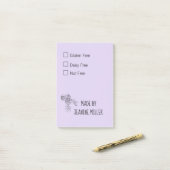 Gluten gratis airy gratis op maat, gratis post-it® notes (Op bureau)