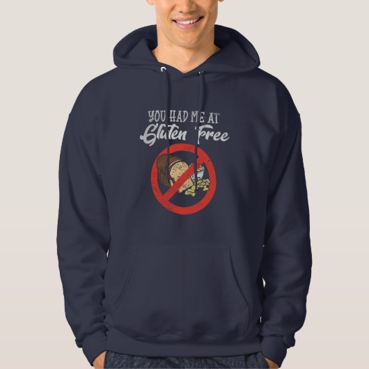 Gluten gratis als je me had. hoodie (Voorkant)