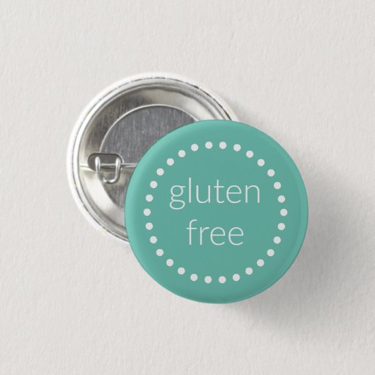 Gluten gratis badge ronde button 3,2 cm (Voorkant /achterkant)