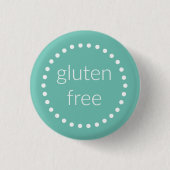 Gluten gratis badge ronde button 3,2 cm (Voorkant)