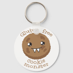 Gluten gratis koekjesmonster sleutelhanger