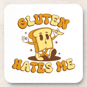 Gluten Haat Me Bier Onderzetter