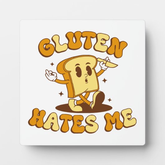 Gluten Haat Me Fotoplaat (Voorkant)