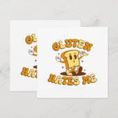 Gluten Haat Me Kaart (Voorkant / Achterkant)