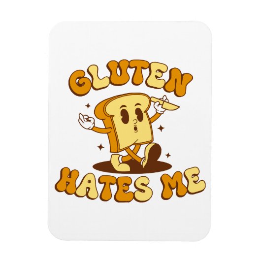 Gluten Haat Me Magneet (Verticaal)