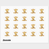 Gluten Haat Me Ronde Sticker (Vel)